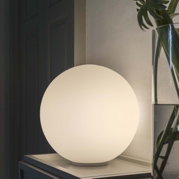 Ideal Lux - Stolní lampa MAPA 1xE27/42W/230V pr. 40 cm bílá