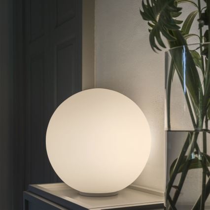 Ideal Lux - Stolní lampa MAPA 1xE27/42W/230V pr. 40 cm bílá