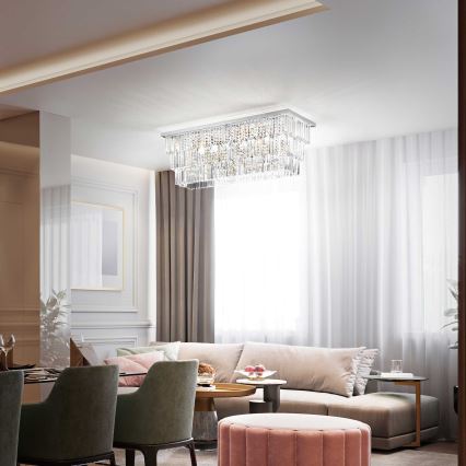 Ideal Lux - Stropní svítidlo MARTINEZ 8xE14/40W/230V