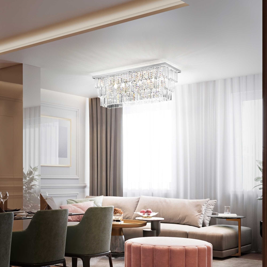 Ideal Lux - Stropní svítidlo MARTINEZ 8xE14/40W/230V