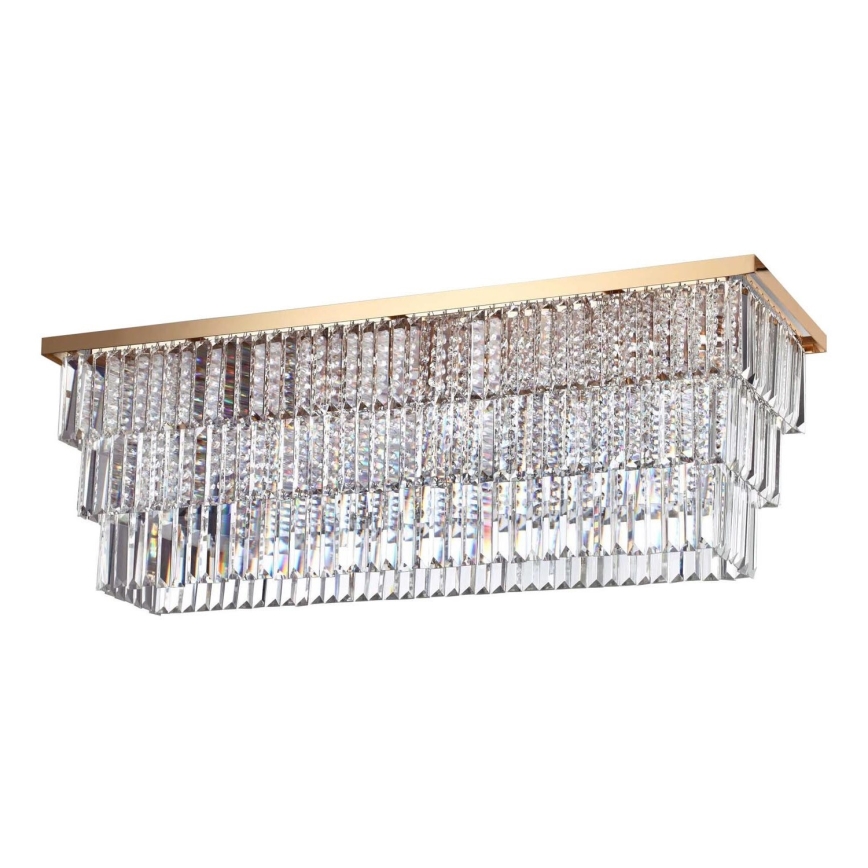 Ideal Lux - Stropní svítidlo MARTINEZ 8xE14/40W/230V zlatá