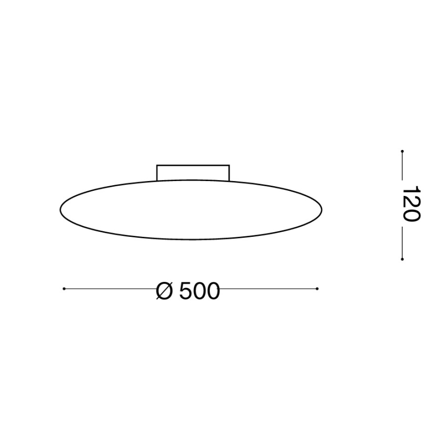 Ideal Lux - Stropní svítidlo SMARTIES 3xE27/42W/230V pr. 50 cm bílá
