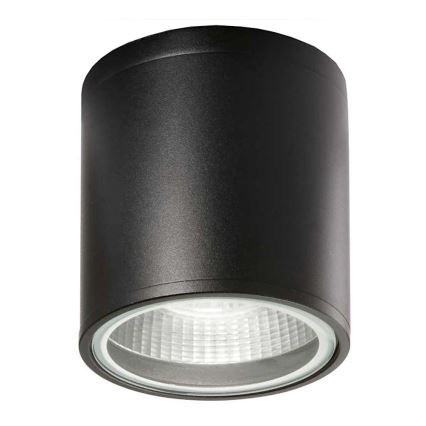 Ideal Lux - Venkovní bodové svítidlo GUN 1xGU10/28W/230V pr. 11 cm IP55 černá