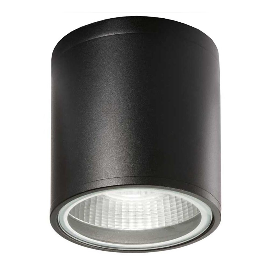 Ideal Lux - Venkovní bodové svítidlo GUN 1xGU10/28W/230V pr. 11 cm IP55 černá