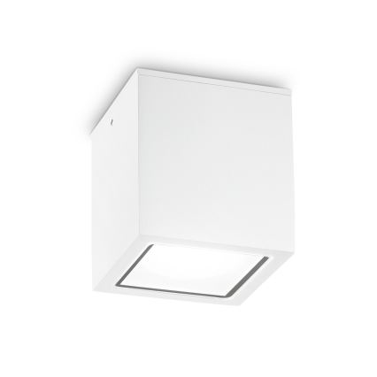 Ideal Lux - Venkovní bodové svítidlo TECHO 1xGU10/20W/230V 15x15 cm IP54 bílá
