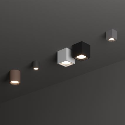 Ideal Lux - Venkovní bodové svítidlo TECHO 1xGU10/20W/230V 15x15 cm IP54 bílá