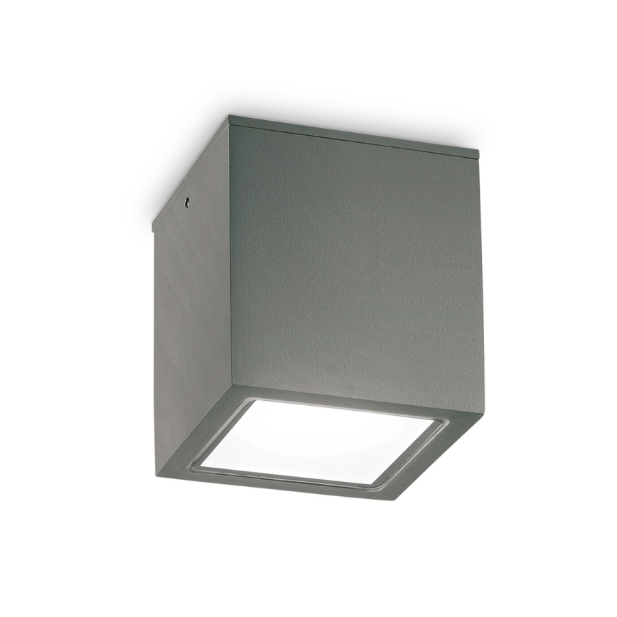 Ideal Lux - Venkovní bodové svítidlo TECHO 1xGU10/20W/230V 15x15 cm IP54 antracit