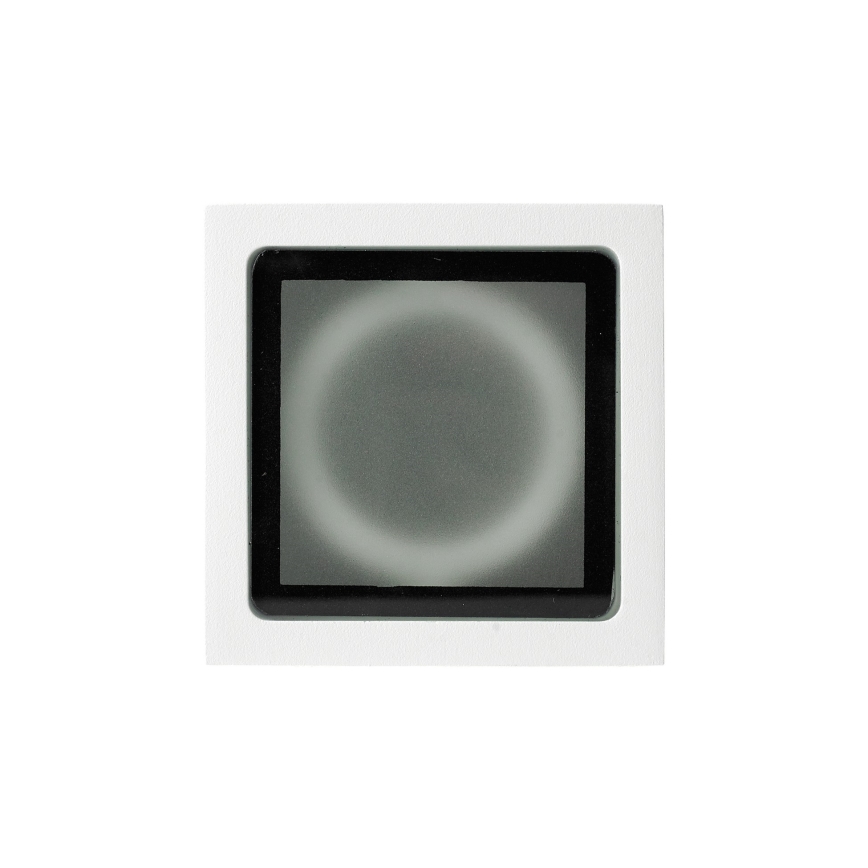 Ideal Lux - Venkovní bodové svítidlo TECHO 1xGU10/20W/230V 9x9 cm IP54 bílá