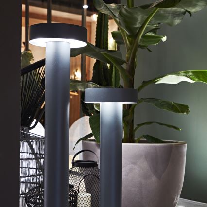 Ideal Lux - Venkovní lampa 4xG9/15W/230V 60 cm IP44 antracit