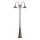 Ideal Lux - Venkovní lampa CIMA 2xE27/52W/230V 216 cm IP43 hnědá