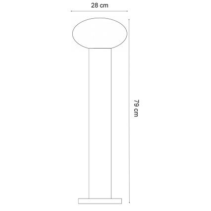 Ideal Lux - Venkovní lampa CLIO 1xE27/42W/230V IP44 černá