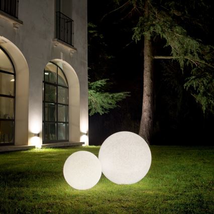 Ideal Lux - Venkovní lampa DORIS 1xE27/60W/230V pr. 48 cm IP44 šedá