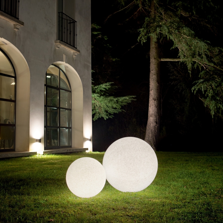 Ideal Lux - Venkovní lampa DORIS 1xE27/60W/230V pr. 78 cm IP44 šedá