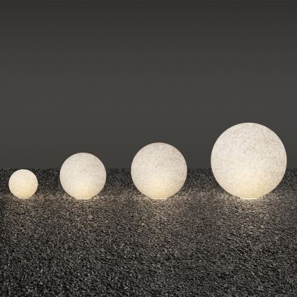 Ideal Lux - Venkovní lampa DORIS 1xE27/60W/230V pr. 78 cm IP44 šedá