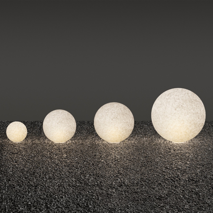 Ideal Lux - Venkovní lampa DORIS 1xE27/60W/230V pr. 78 cm IP44 šedá