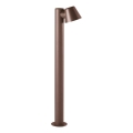 Ideal Lux - Venkovní lampa GAS 1xGU10/35W/230V 80 cm IP43 hnědá