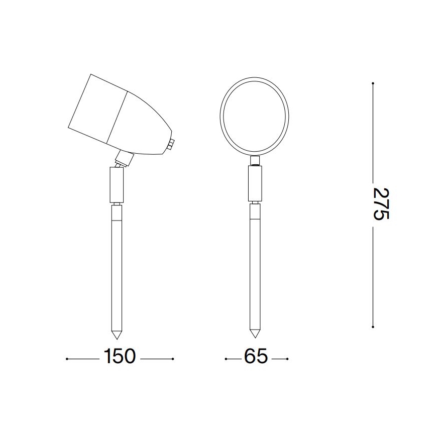 Ideal Lux - Venkovní lampa INSIDE 1xG9/15W/230V 27,5 cm IP54 hnědá