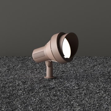 Ideal Lux - Venkovní lampa TERRA 1xGU10/28W/230V IP65 hnědá