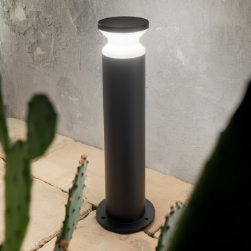 Ideal Lux - Venkovní lampa TORRE 1xE27/15W/230V 60 cm IP65 černá