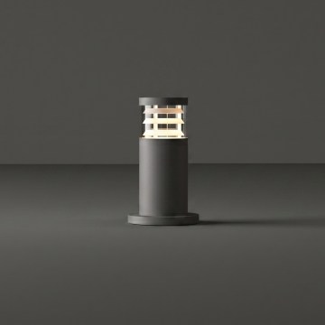 Ideal Lux - Venkovní lampa TRONCO 1xE27/42W/230V 25 cm IP65 antracit