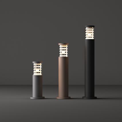 Ideal Lux - Venkovní lampa TRONCO 1xE27/42W/230V 40 cm IP65 černá