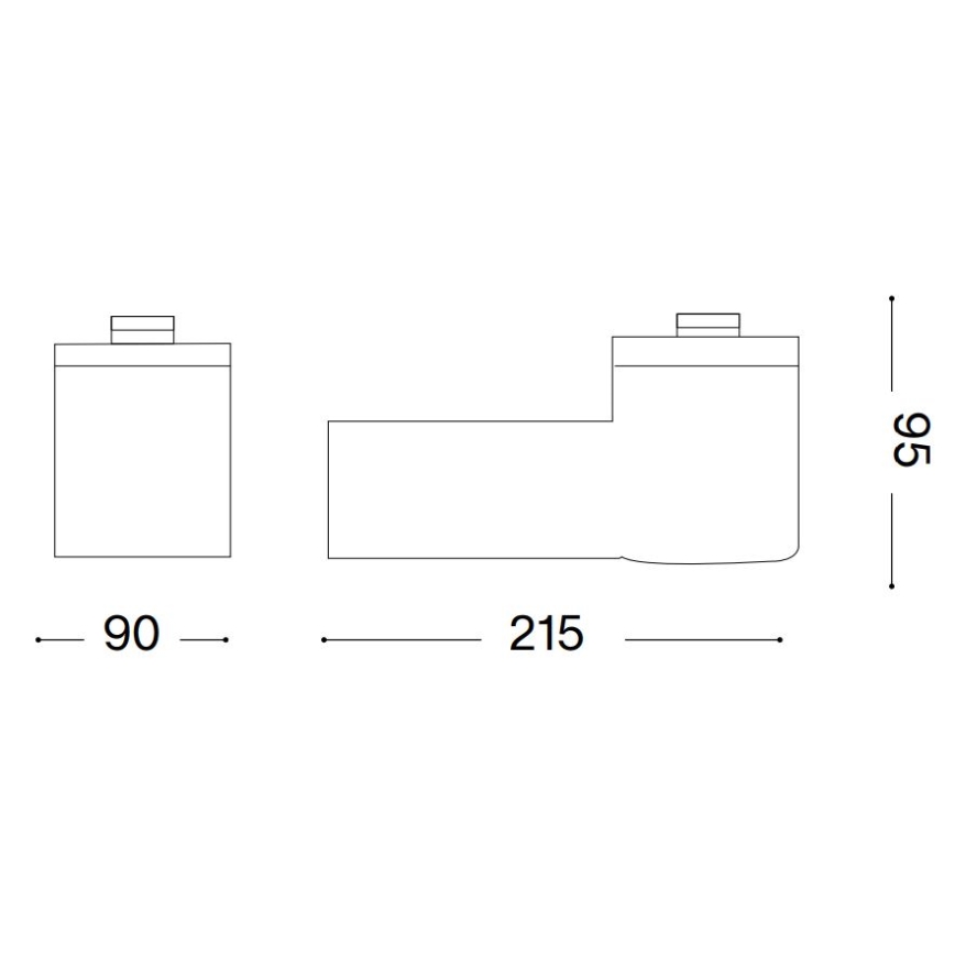 Ideal Lux - Venkovní nástěnná lampa CLIO 1xE27/42W/230V IP44 černá