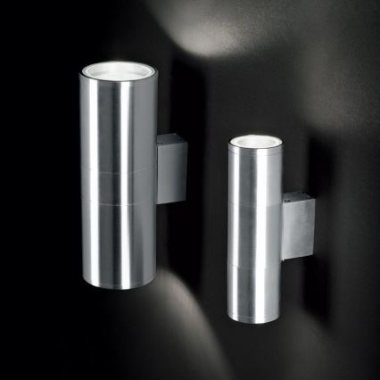 Ideal Lux 33013 - Venkovní nástěnné svítidlo GUN 2xGU10/28W/230V