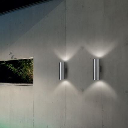 Ideal Lux 33013 - Venkovní nástěnné svítidlo GUN 2xGU10/28W/230V