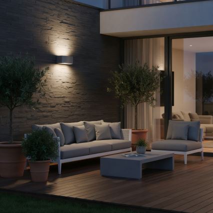 Ideal Lux - Venkovní nástěnné svítidlo ANDROMEDA 1xE27/60W/230V IP55 antracit