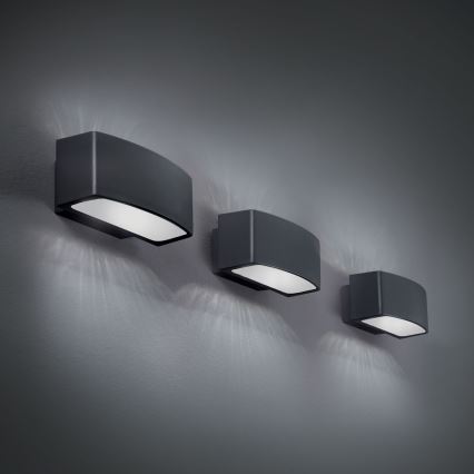 Ideal Lux - Venkovní nástěnné svítidlo ANDROMEDA 1xE27/60W/230V IP55 antracit