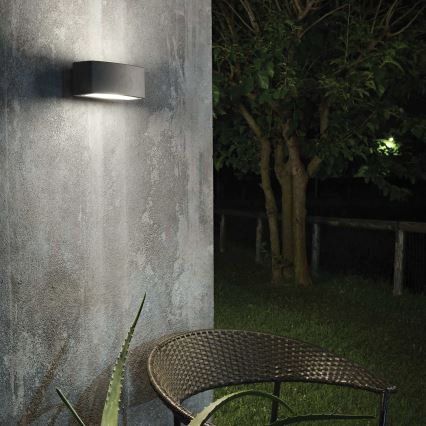 Ideal Lux - Venkovní nástěnné svítidlo ANDROMEDA 1xE27/60W/230V IP55 černá