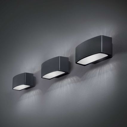 Ideal Lux - Venkovní nástěnné svítidlo ANDROMEDA 1xE27/60W/230V IP55 černá