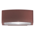 Ideal Lux - Venkovní nástěnné svítidlo ANDROMEDA 1xE27/60W/230V IP55 hnědá
