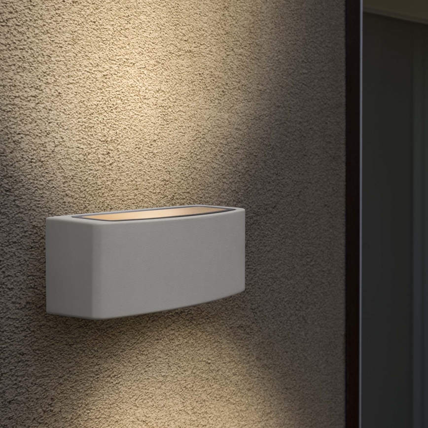 Ideal Lux - Venkovní nástěnné svítidlo ANDROMEDA 1xE27/60W/230V IP55 šedá