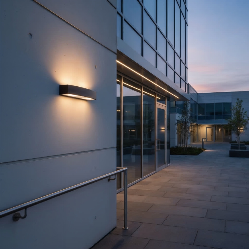 Ideal Lux - Venkovní nástěnné svítidlo ANDROMEDA 2xE27/60W/230V IP55 hnědá