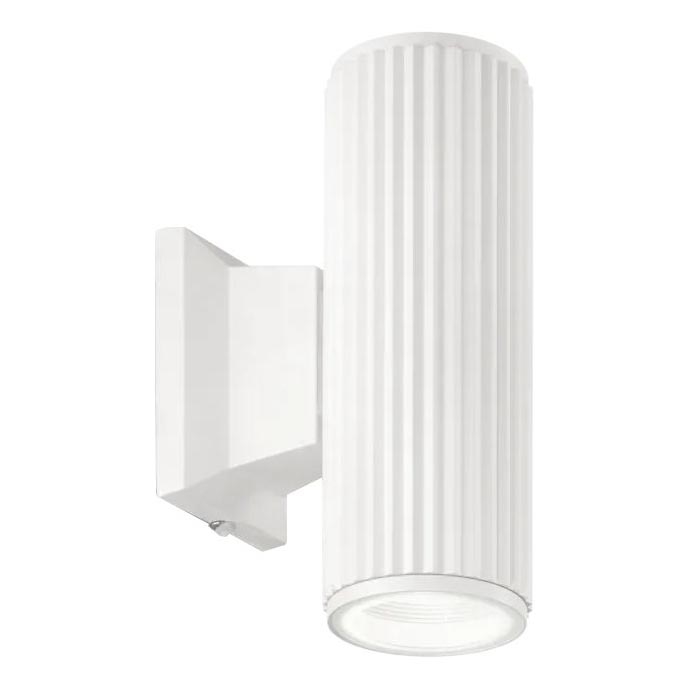 Ideal Lux - Venkovní nástěnné svítidlo BASE 2xGU10/28W/230V IP44 bílá