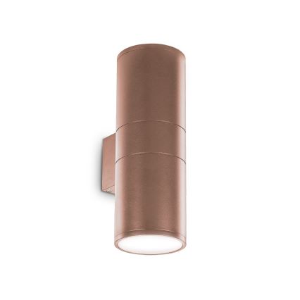 Ideal Lux - Venkovní nástěnné svítidlo GUN 1xE27/60W/230V 31 cm IP54 hnědá