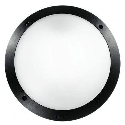 Ideal Lux - Venkovní nástěnné svítidlo POLAR 1xE27/23W/230V IP66 černá