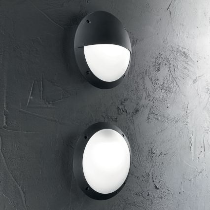 Ideal Lux - Venkovní nástěnné svítidlo POLAR 1xE27/23W/230V IP66 černá