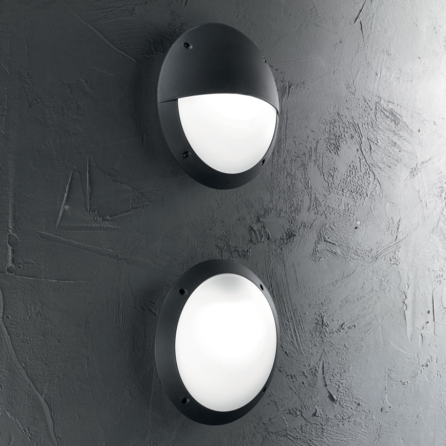 Ideal Lux - Venkovní nástěnné svítidlo POLAR 1xE27/23W/230V IP66 černá