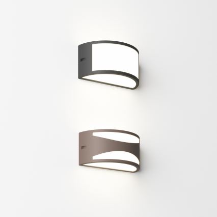 Ideal Lux - Venkovní nástěnné svítidlo REX 1xE27/60W/230V IP44 hnědá