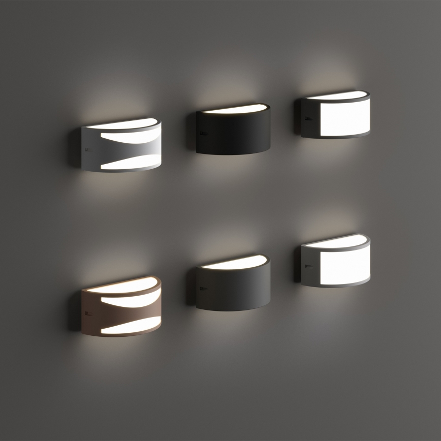 Ideal Lux - Venkovní nástěnné svítidlo REX 1xE27/60W/230V IP44 hnědá