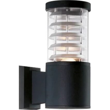 Ideal Lux - Venkovní nástěnné svítidlo TRONCO 1xE27/42W/230V IP44 černá