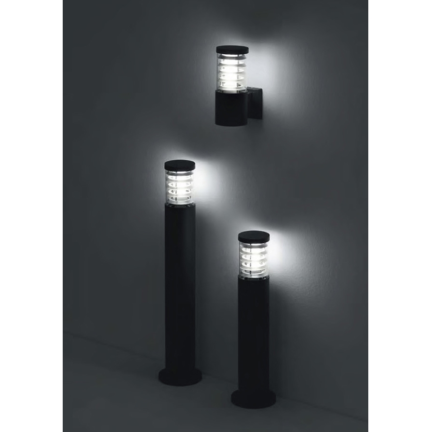 Ideal Lux - Venkovní nástěnné svítidlo TRONCO 1xE27/42W/230V IP44 černá