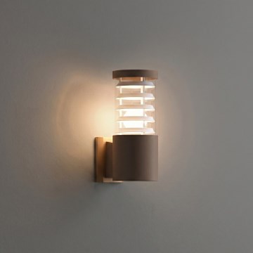 Ideal Lux - Venkovní nástěnné svítidlo TRONCO 1xE27/42W/230V IP44 hnědá