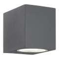Ideal Lux - Venkovní nástěnné svítidlo UP 1xG9/15W/230V IP44 antracit