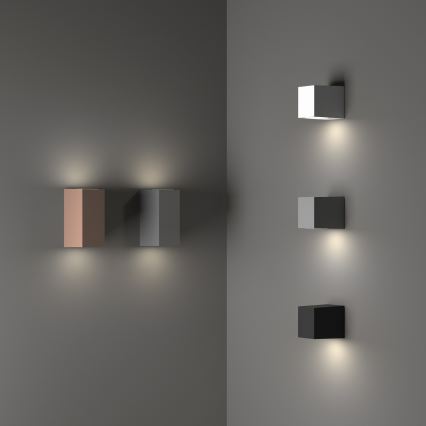 Ideal Lux - Venkovní nástěnné svítidlo UP 1xG9/15W/230V IP44 antracit