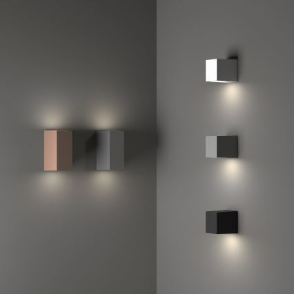 Ideal Lux - Venkovní nástěnné svítidlo UP 2xG9/15W/230V IP44 hnědá