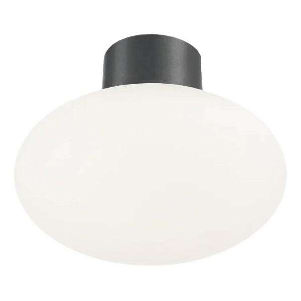 Ideal Lux - Venkovní stropní svítidlo CLIO 1xE27/42W/230V IP44 antracit