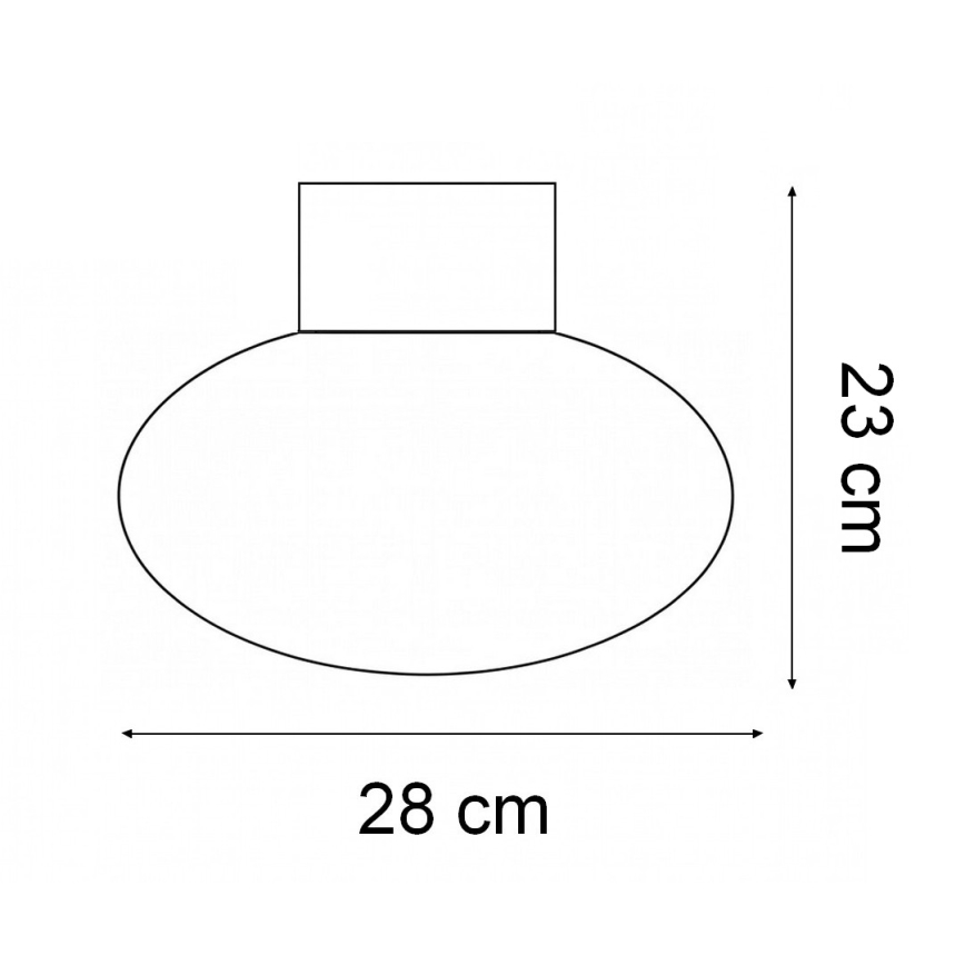 Ideal Lux - Venkovní stropní svítidlo CLIO 1xE27/42W/230V IP44 antracit
